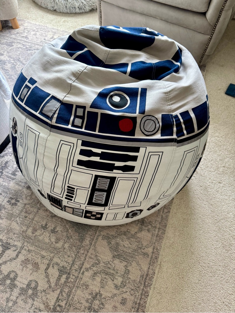 Pottery Barn Kids Star Wars R2-D2 Beanbag Slipcover — Cover Only